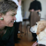 Beth Finke and Seeing Eye dog Hanni