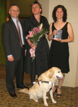 Beth and Hanni with Jude Rich (left) and Francine Rich (right)