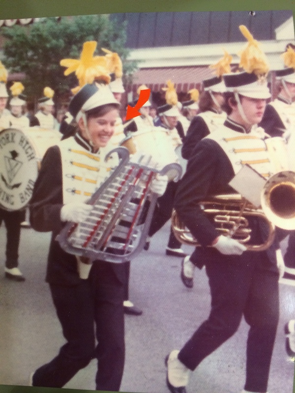 Back in high school I was in the marching band.