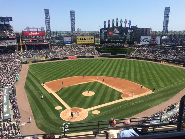 It was a beautiful day at the ballpark yesterday.