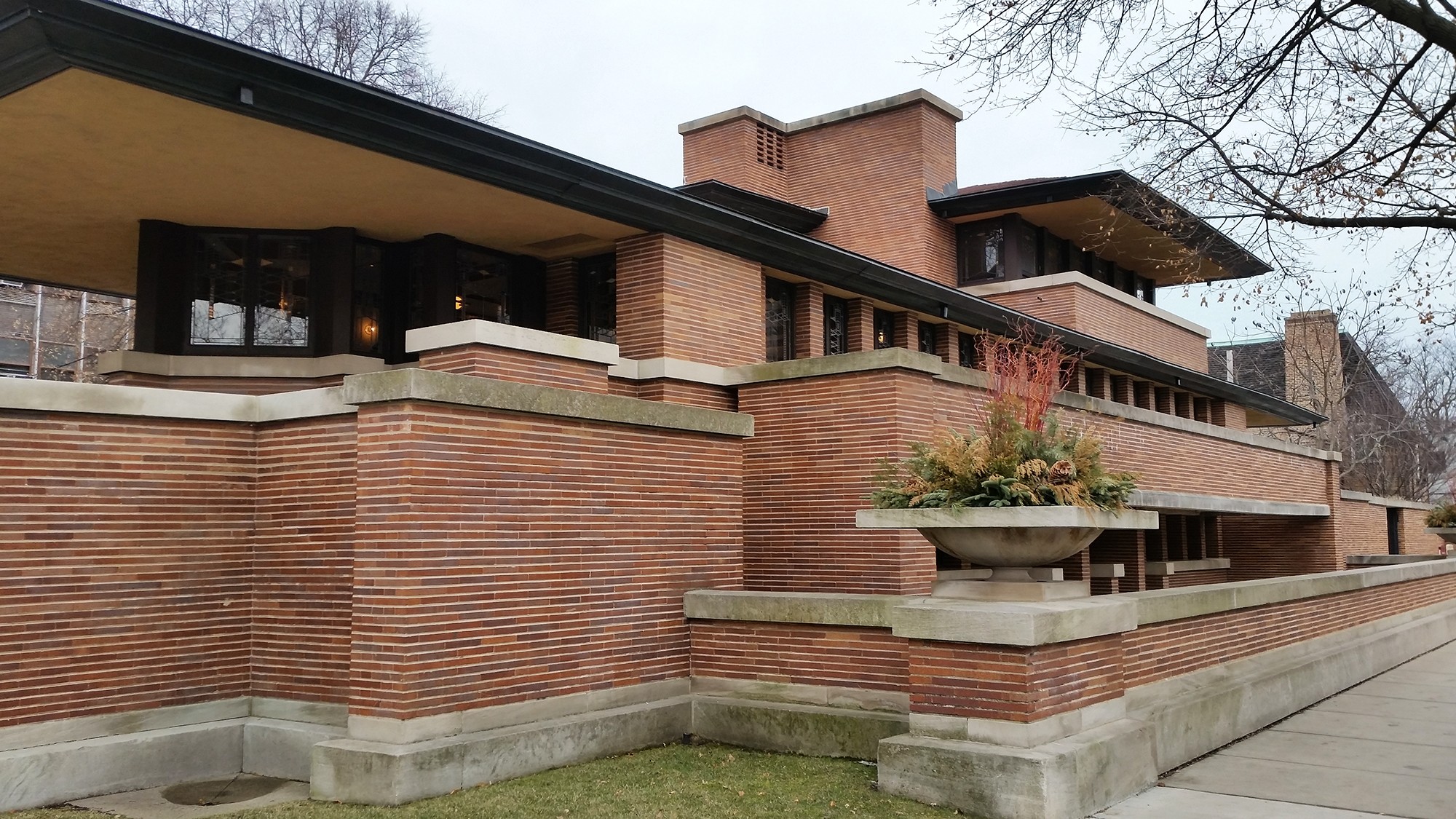 Monica also visited Robie House in Chicago, in addition to taking the Oak Park tours. 