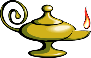 Image of Aladdin's lamp.