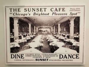 Image of an ad for The Sunset Cafe 